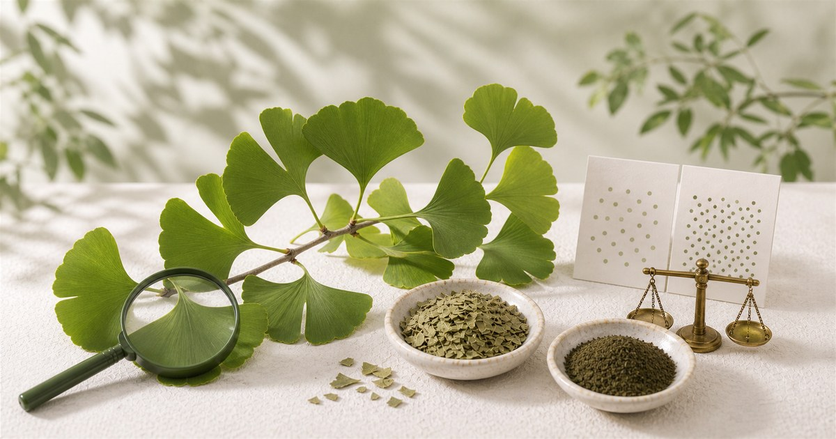 Ginkgo Biloba Nedir? Yaprağı, Ekstre Standardı ve Etiketi