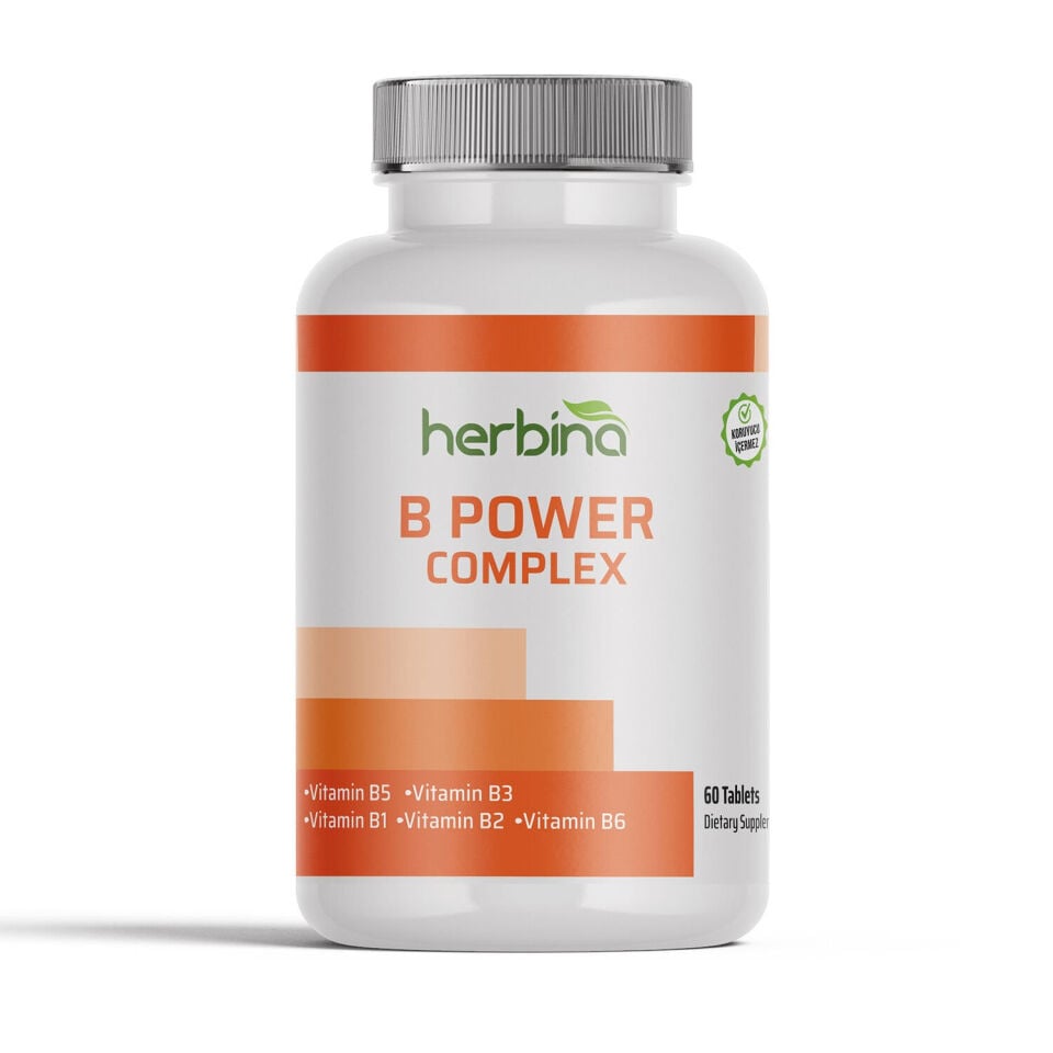 Herbina B Vitamini kompleks tablet ürün şişesi