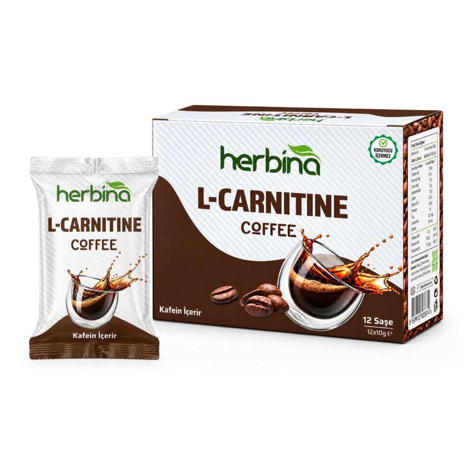 Herbina L-Carnitine Coffee kutu ve saşe