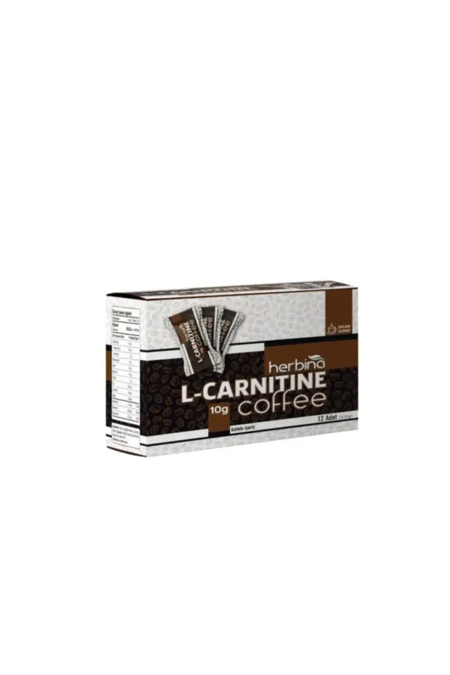 Herbina L-Carnitine Coffee saşe ürün kutusu