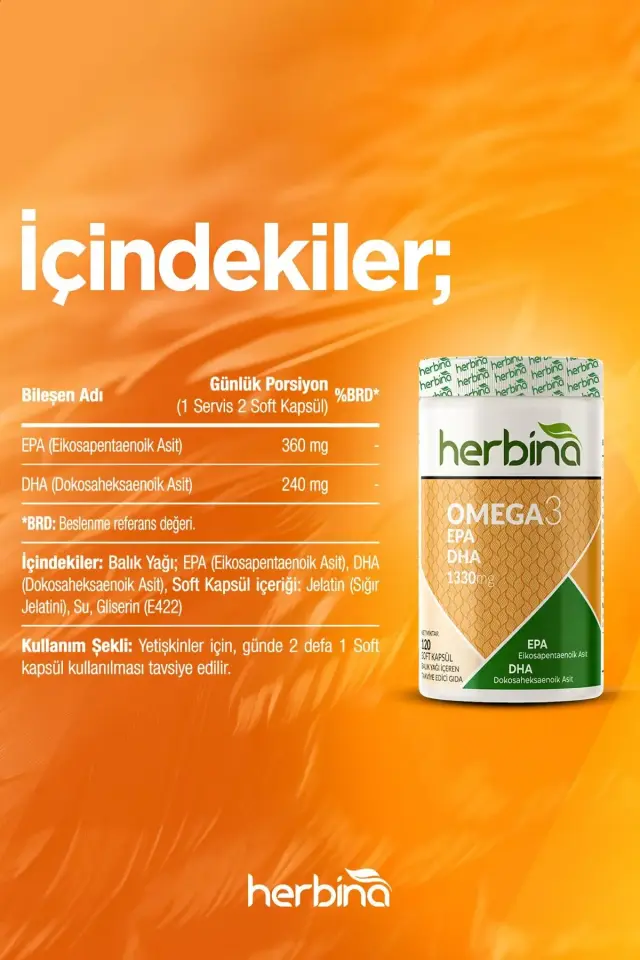 Omega 3 içerik ve kullanım bilgileri