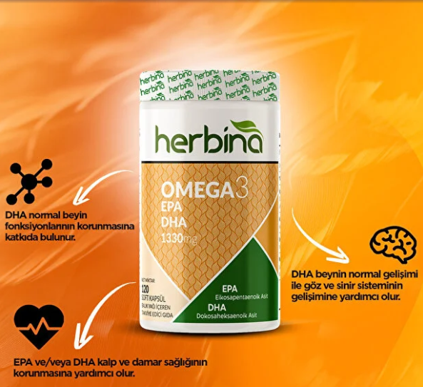 Omega 3 Balık Yağı EPA DHA Soft Kapsül