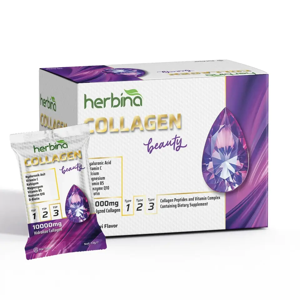 Herbina Tip 1 2 3 Kolajen kutusu ve saşesi