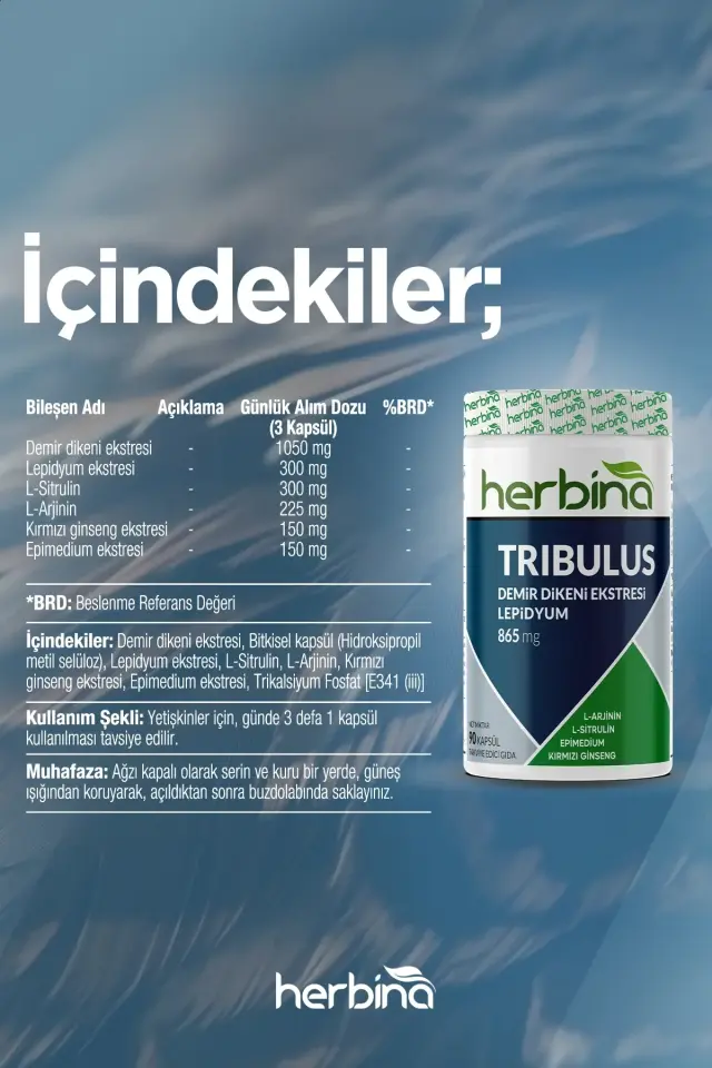 Tribulus içerik ve kullanım bilgileri