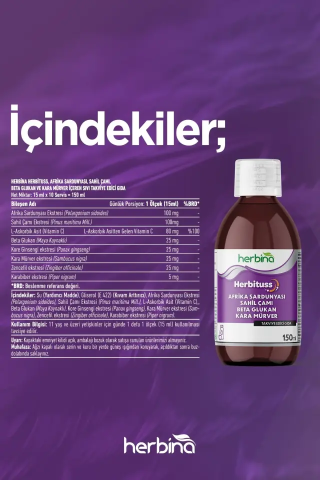 Vitamin Şurubu içerik ve kullanım bilgileri