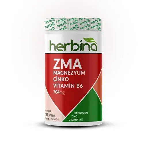 Herbina ZMA ürün ambalajı