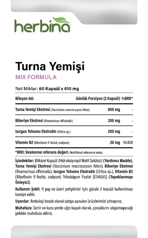 Turna Yemişi