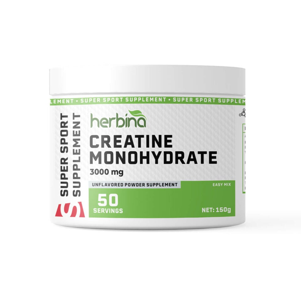 Herbina Kreatin Monohidrat toz ürün kutusu